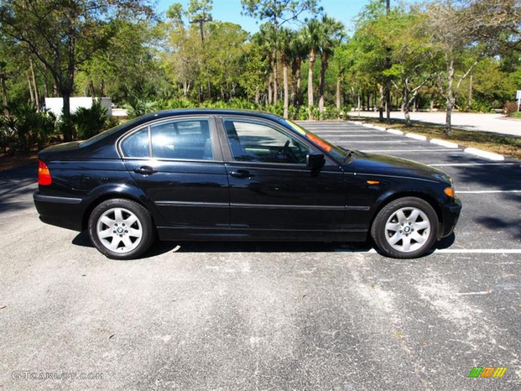 2003 3 Series 325xi Sedan - Jet Black / Black photo #2