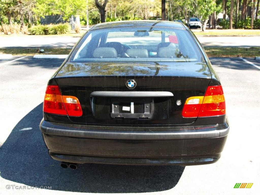 2003 3 Series 325xi Sedan - Jet Black / Black photo #4