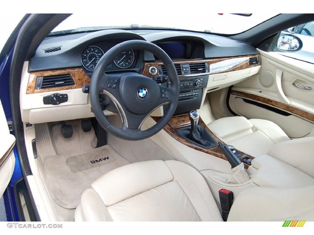 2007 3 Series 335i Convertible - Montego Blue Metallic / Cream Beige photo #4