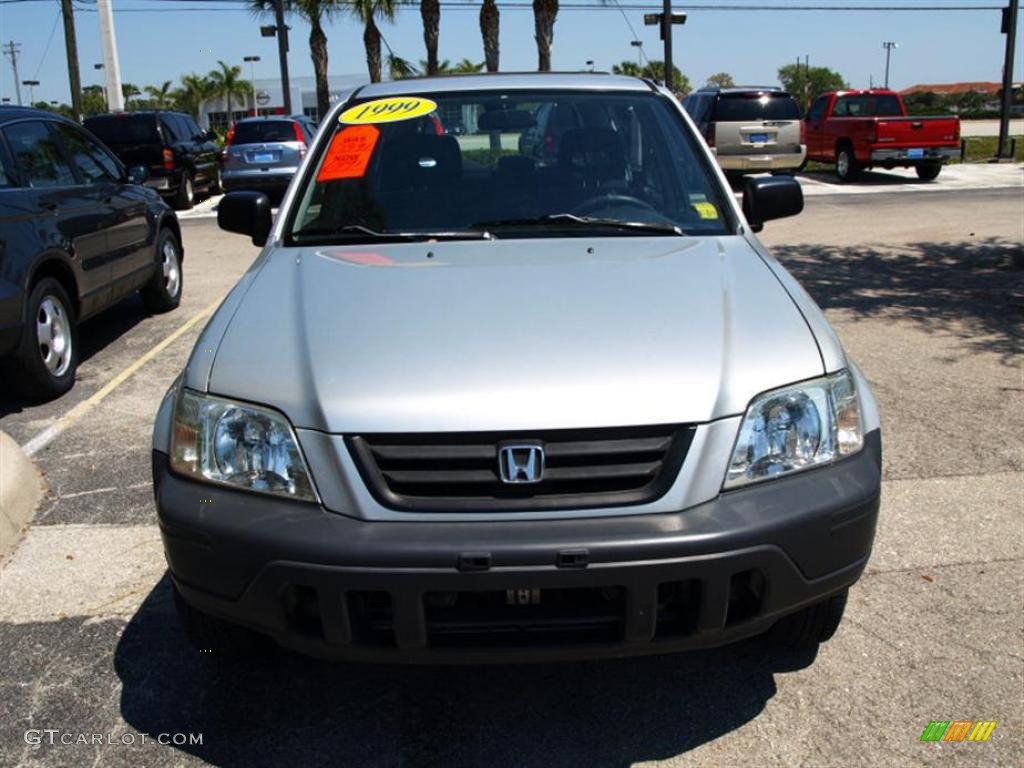 1999 CR-V LX 4WD - Sebring Silver Metallic / Charcoal photo #7