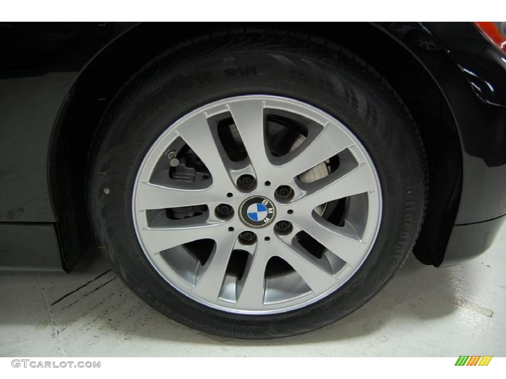 2007 3 Series 328i Sedan - Black Sapphire Metallic / Black photo #3