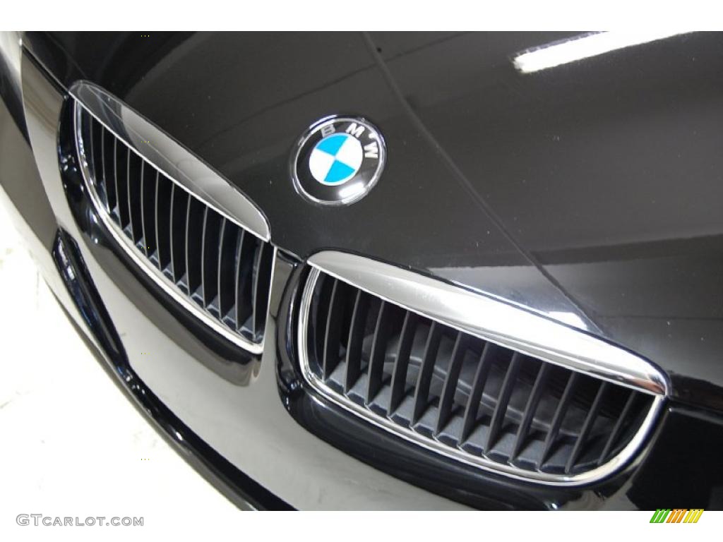 2007 3 Series 328i Sedan - Black Sapphire Metallic / Black photo #14
