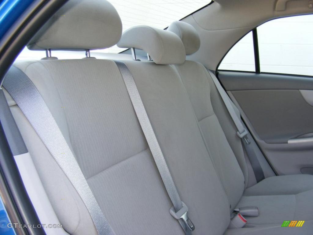 2010 Corolla LE - Blue Streak Metallic / Ash photo #24