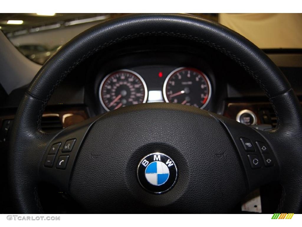 2007 3 Series 328i Sedan - Black Sapphire Metallic / Black photo #32