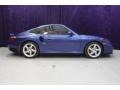 2002 Lapis Blue Metallic Porsche 911 Turbo Coupe  photo #2