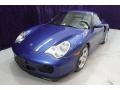 2002 Lapis Blue Metallic Porsche 911 Turbo Coupe  photo #7