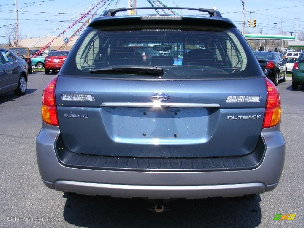 2005 Outback 2.5i Wagon - Atlantic Blue Pearl / Off Black photo #4