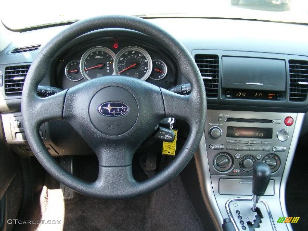 2005 Outback 2.5i Wagon - Atlantic Blue Pearl / Off Black photo #15