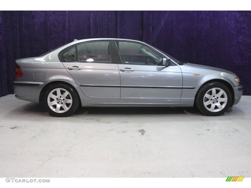 2004 3 Series 325i Sedan - Silver Grey Metallic / Grey photo #2