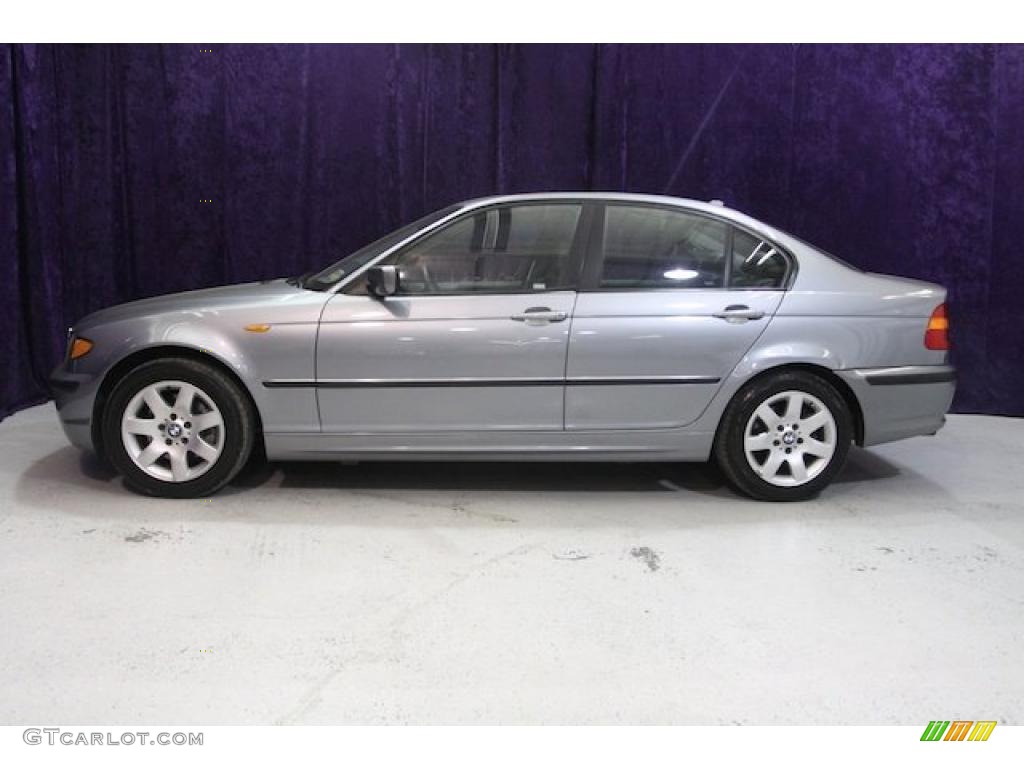 2004 3 Series 325i Sedan - Silver Grey Metallic / Grey photo #4