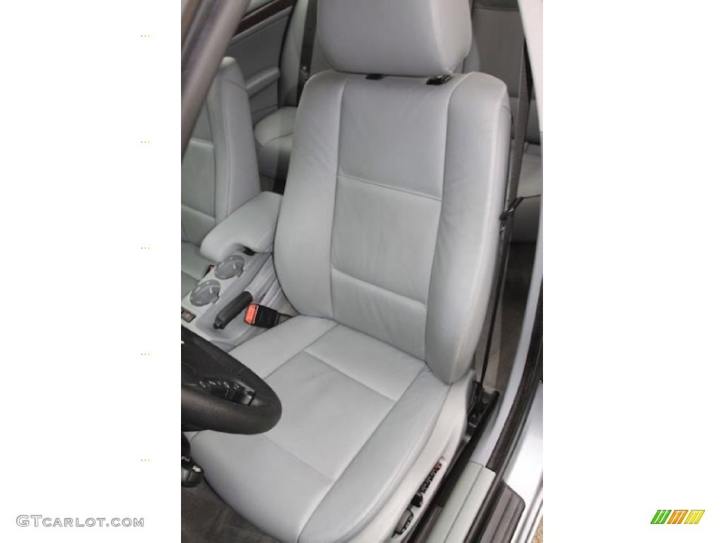 2004 3 Series 325i Sedan - Silver Grey Metallic / Grey photo #18
