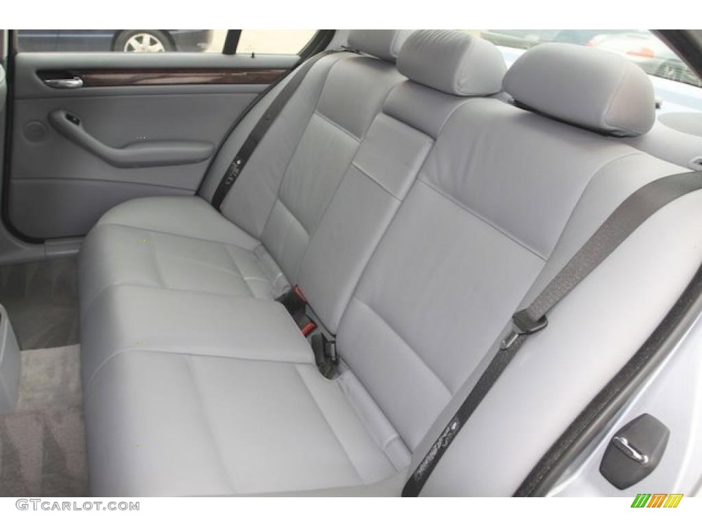2004 3 Series 325i Sedan - Silver Grey Metallic / Grey photo #19