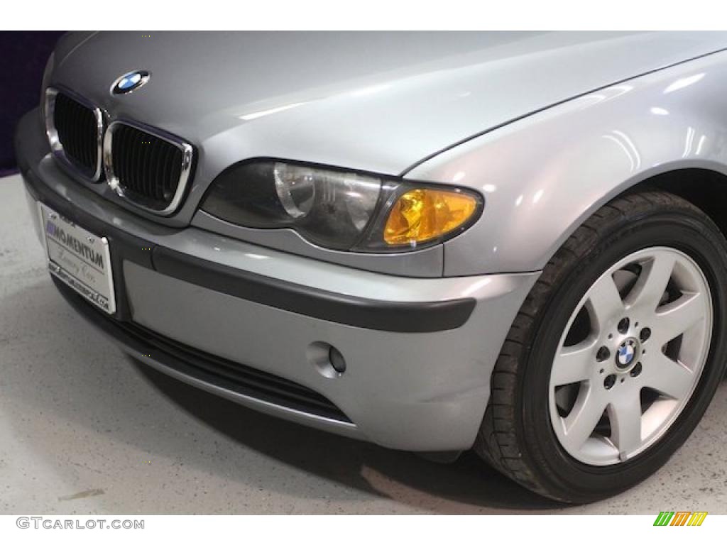 2004 3 Series 325i Sedan - Silver Grey Metallic / Grey photo #33