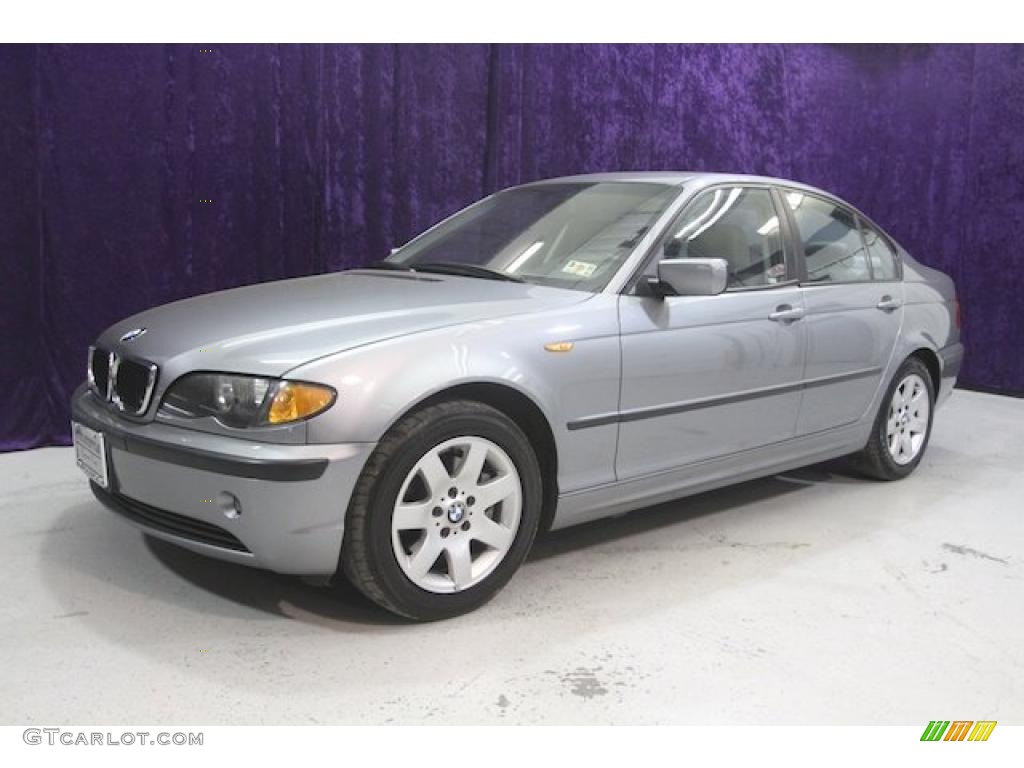 2004 3 Series 325i Sedan - Silver Grey Metallic / Grey photo #34