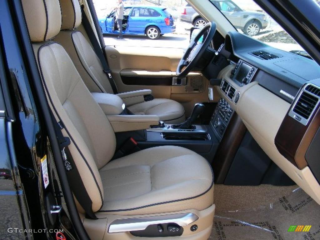 2007 Range Rover HSE - Java Black Pearl / Sand/Jet photo #13