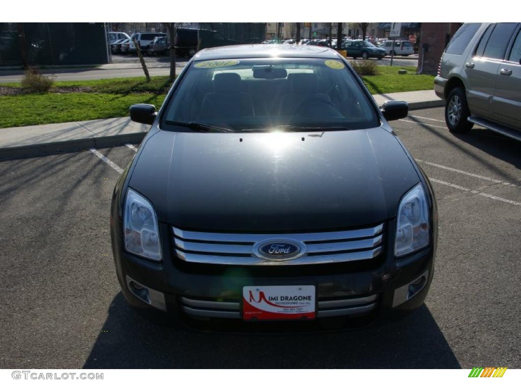 2007 Fusion SEL V6 AWD - Black / Camel photo #2