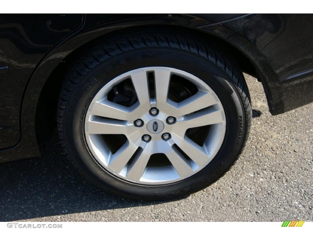 2007 Fusion SEL V6 AWD - Black / Camel photo #8