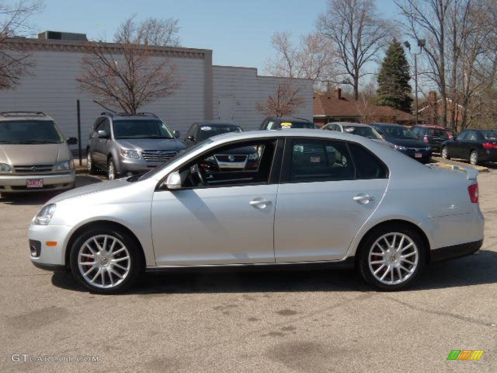 2007 Jetta GLI Sedan - Reflex Silver Metallic / Interlagos Plaid Cloth photo #2