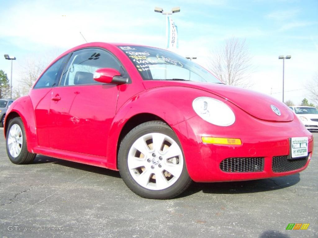 2008 New Beetle S Coupe - Salsa Red / Black photo #1