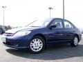 2005 Eternal Blue Pearl Honda Civic LX Sedan  photo #4