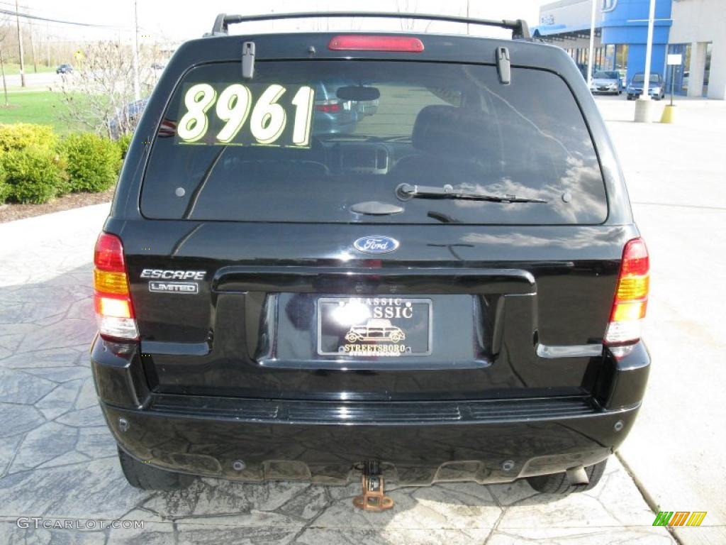 2004 Escape Limited 4WD - Black / Ebony Black photo #6