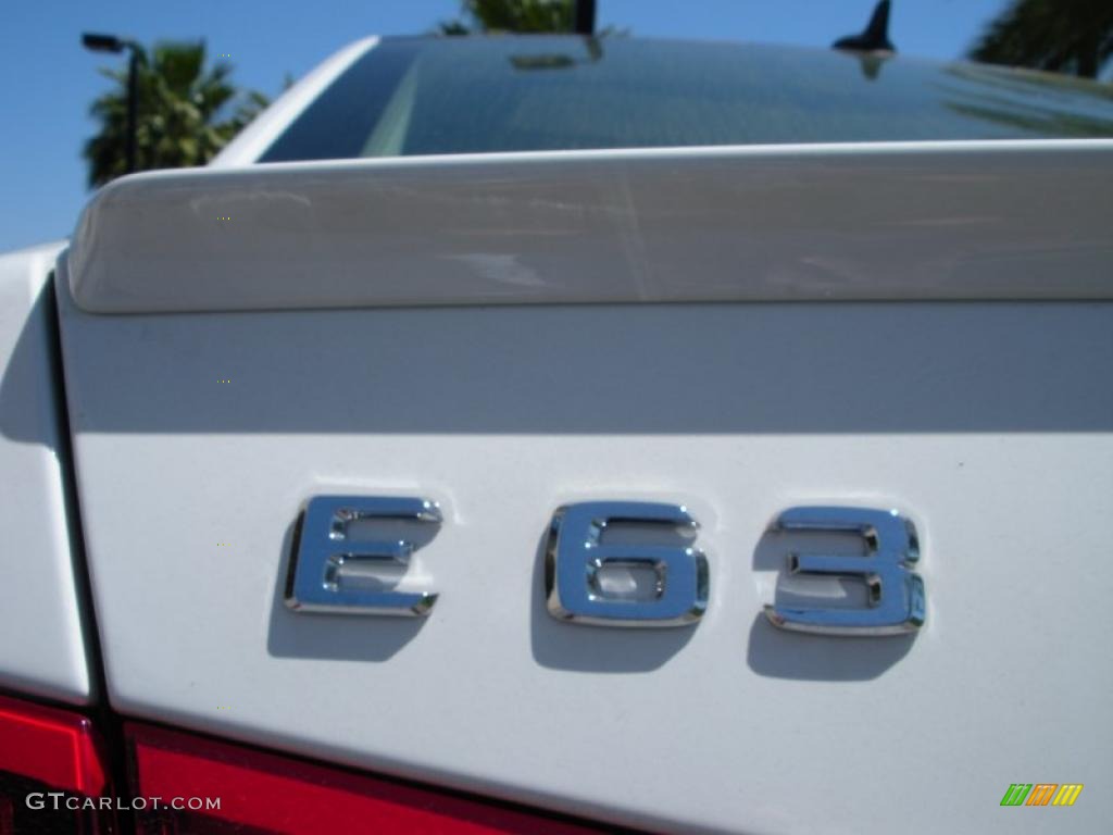 2010 E 63 AMG Sedan - Arctic White / Almond Beige photo #9