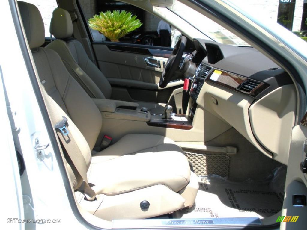 2010 E 63 AMG Sedan - Arctic White / Almond Beige photo #17