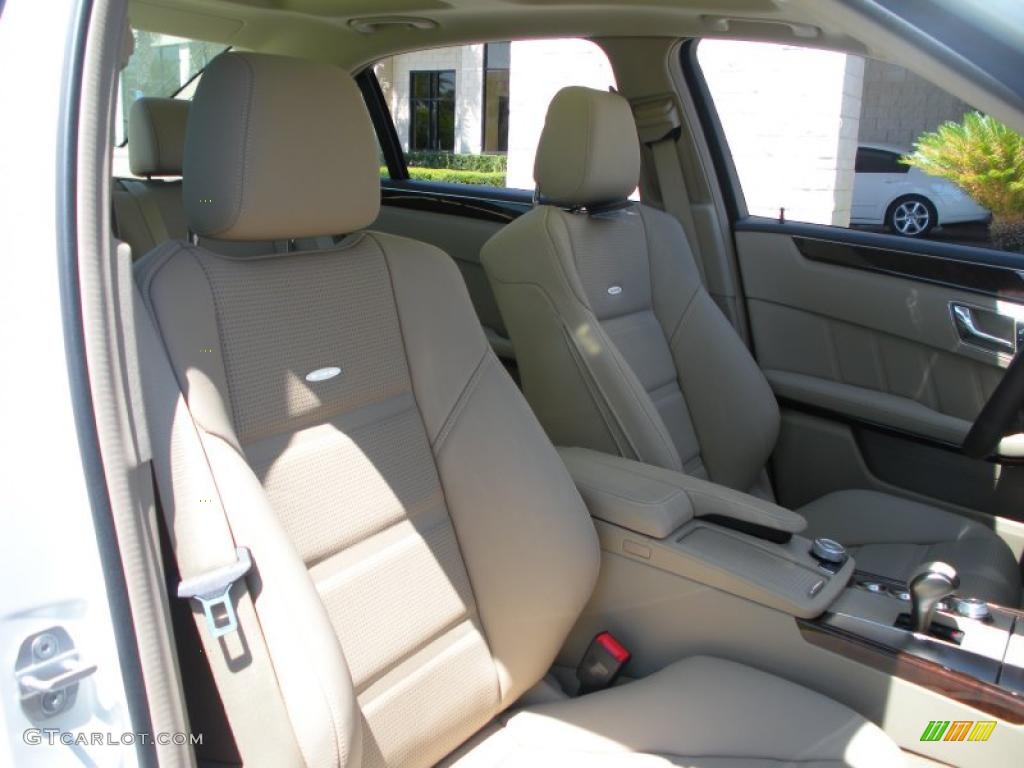 2010 E 63 AMG Sedan - Arctic White / Almond Beige photo #18