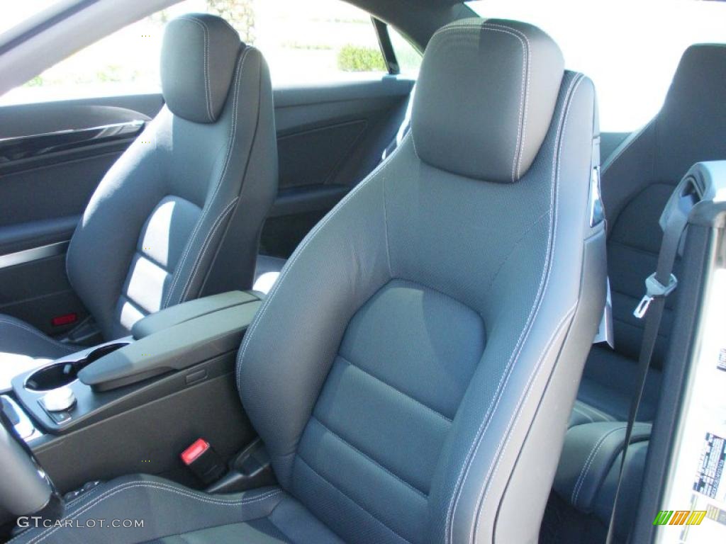 2010 E 350 Coupe - Arctic White / Black photo #12