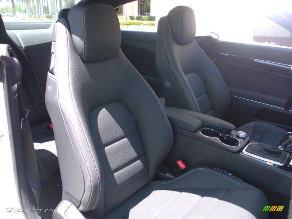 2010 E 350 Coupe - Arctic White / Black photo #15