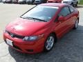 2007 Rallye Red Honda Civic EX Coupe  photo #2