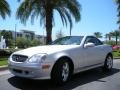 2004 Brilliant Silver Metallic Mercedes-Benz SLK 320 Roadster  photo #2