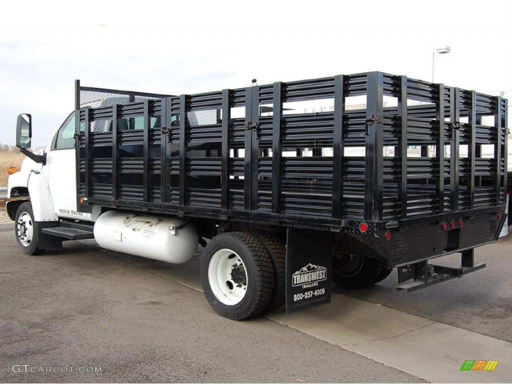 2009 C Series Topkick C5500 Regular Cab Chassis - Summit White / Dark Pewter photo #8