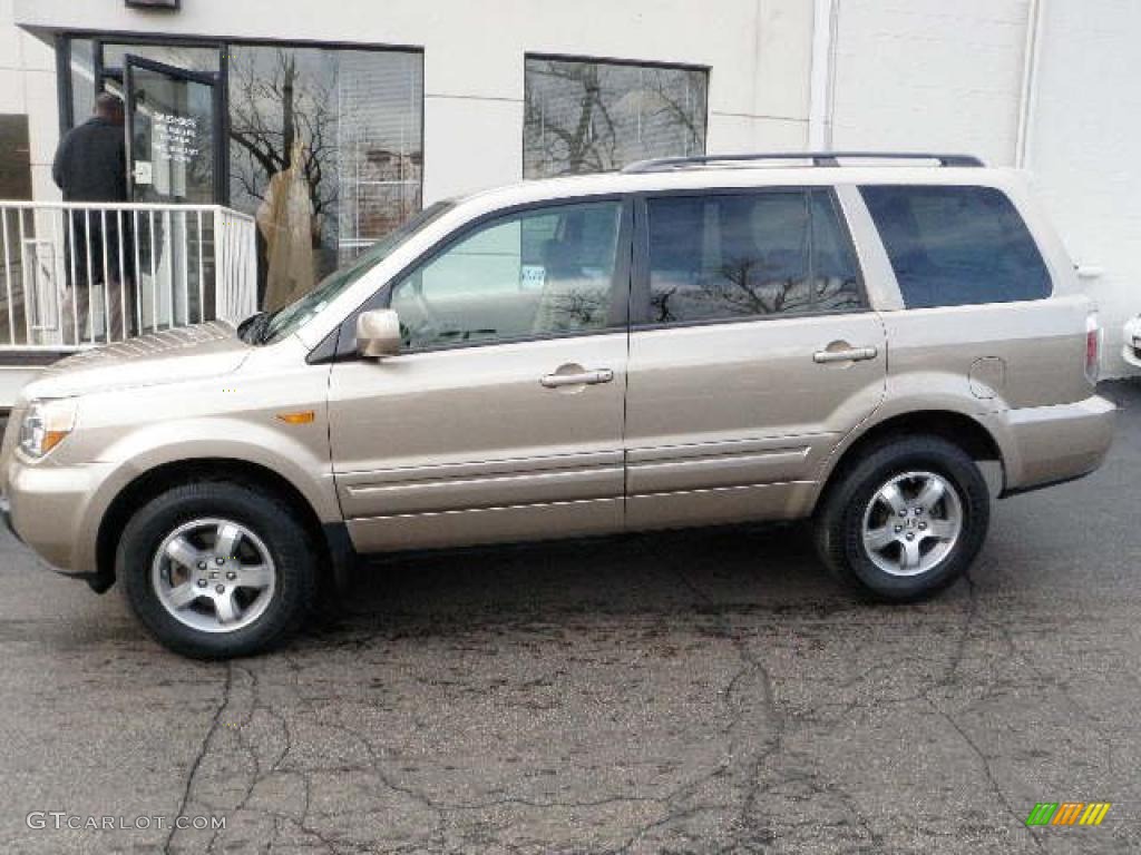 2007 Pilot EX 4WD - Desert Rock Metallic / Saddle photo #1