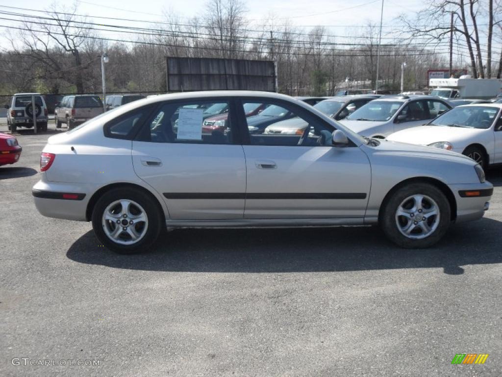 2006 Elantra GLS Hatchback - Sterling Silver / Gray photo #4
