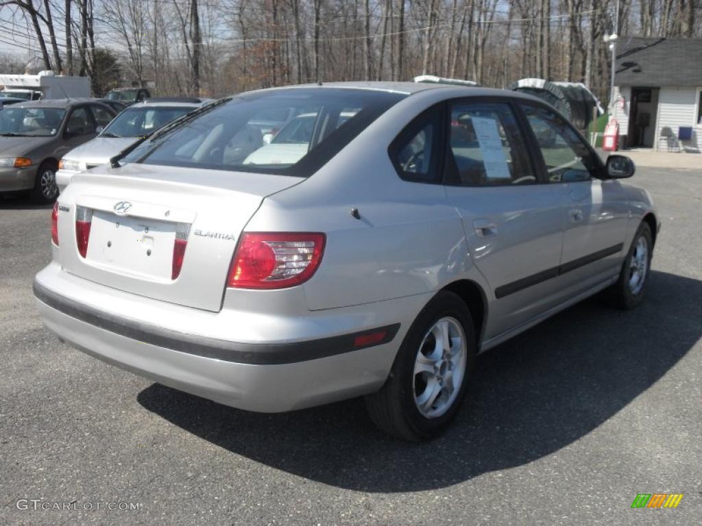 2006 Elantra GLS Hatchback - Sterling Silver / Gray photo #5
