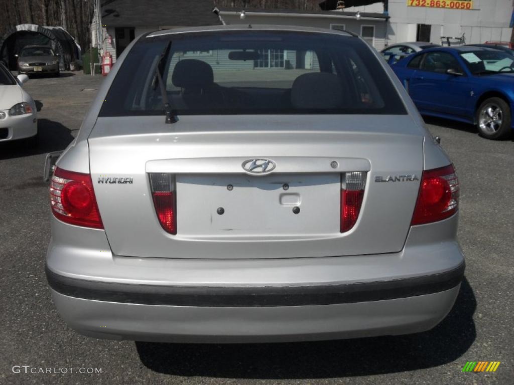 2006 Elantra GLS Hatchback - Sterling Silver / Gray photo #6