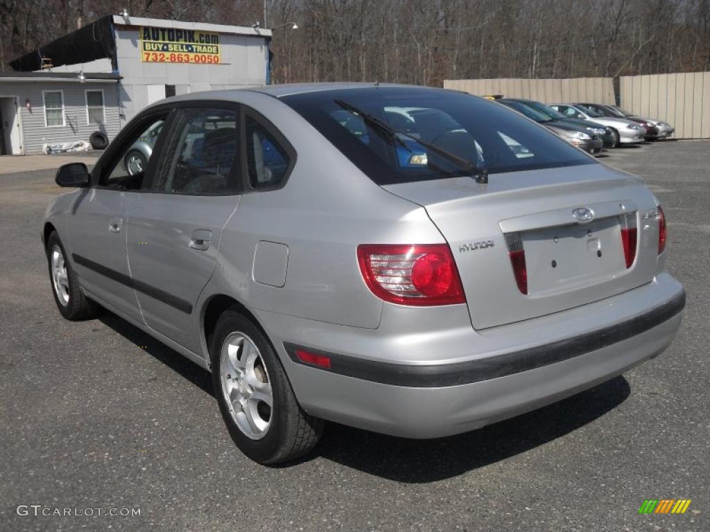 2006 Elantra GLS Hatchback - Sterling Silver / Gray photo #7