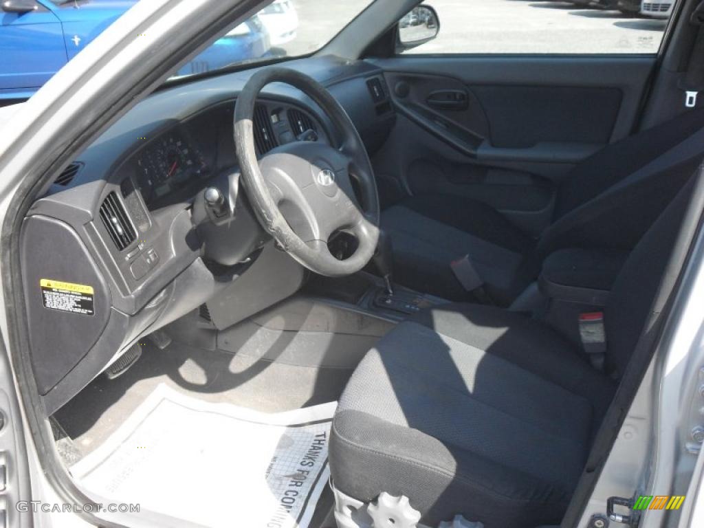 2006 Elantra GLS Hatchback - Sterling Silver / Gray photo #9