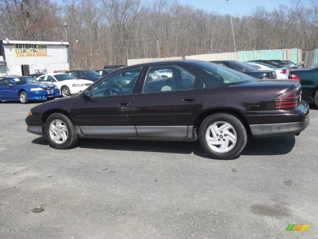 1994 Intrepid ES Sedan - Black Cherry Pearl / Dark Gray photo #8