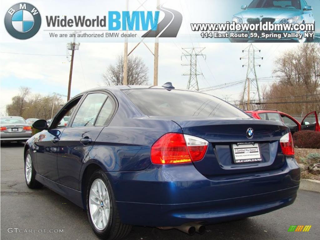 2006 3 Series 325xi Sedan - Mystic Blue Metallic / Beige photo #6
