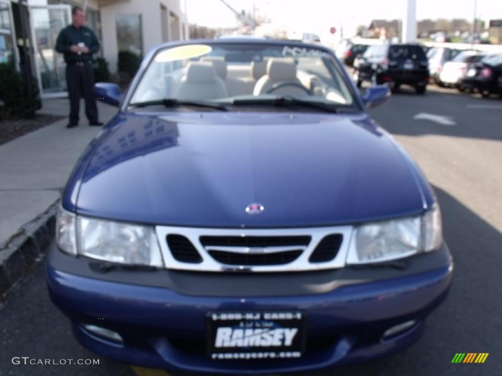 2003 9-3 SE Convertible - Midnight Blue Metallic / Sand Beige photo #6