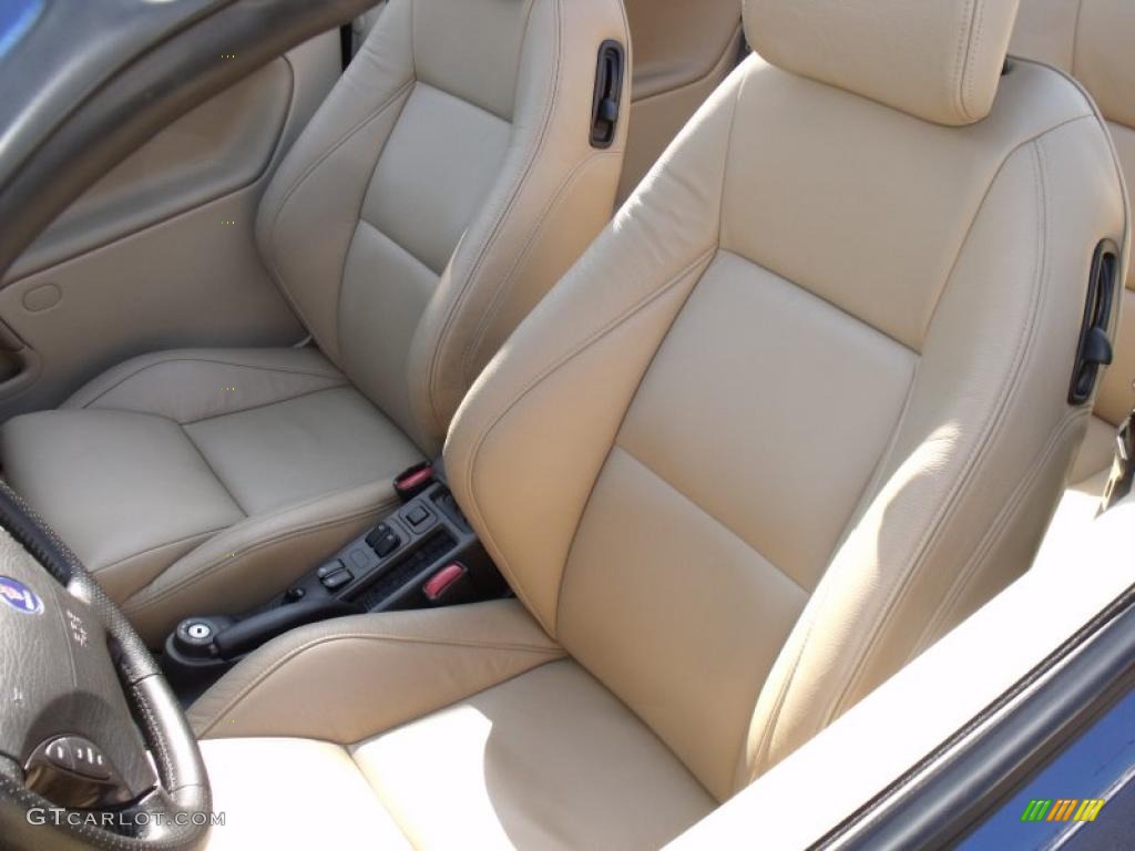 2003 9-3 SE Convertible - Midnight Blue Metallic / Sand Beige photo #7
