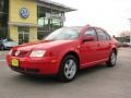 2001 Tornado Red Volkswagen Jetta GLS Sedan  photo #1