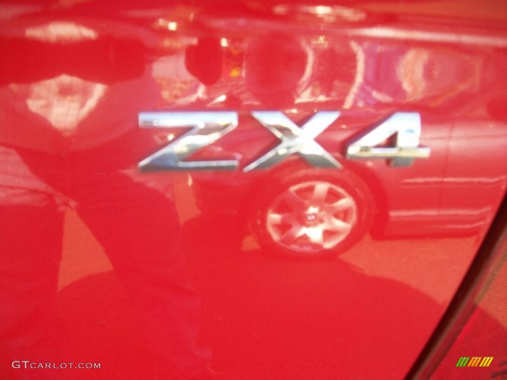 2006 Focus ZX4 SES Sedan - Infra-Red / Dark Pebble/Light Pebble photo #17