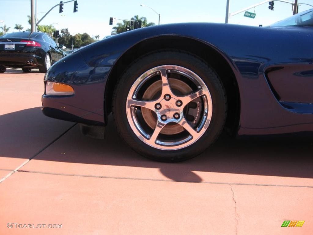 2004 Corvette Coupe - LeMans Blue Metallic / Light Gray photo #13