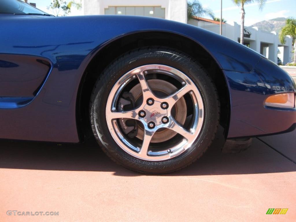 2004 Corvette Coupe - LeMans Blue Metallic / Light Gray photo #15