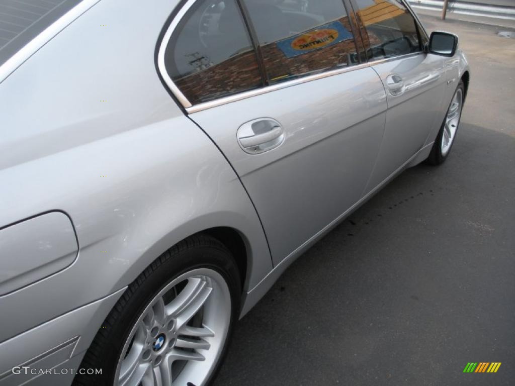 2003 7 Series 760Li Sedan - Titanium Silver Metallic / Basalt Grey/Flannel Grey photo #5