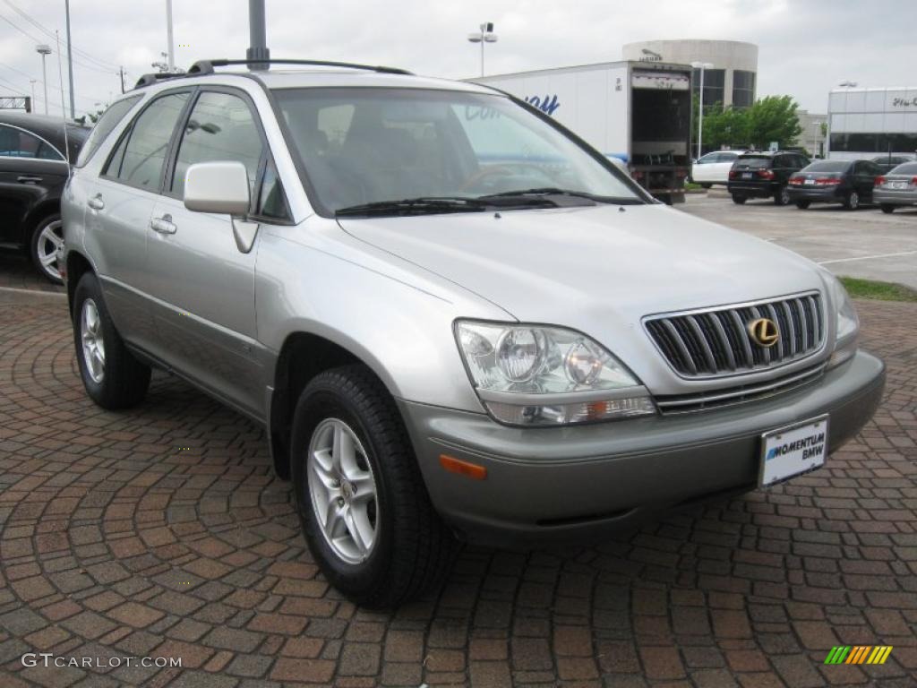 2001 RX 300 - Millennium Silver Metallic / Black photo #8