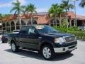 2008 Black Ford F150 Lariat SuperCrew 4x4  photo #1